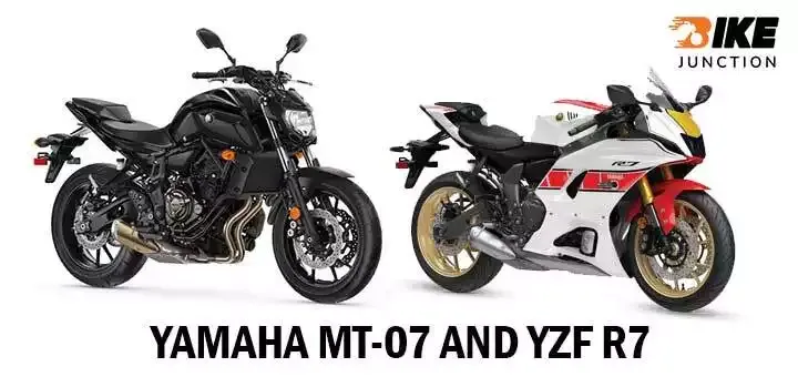 Yamaha MT-07 and YZF-R7