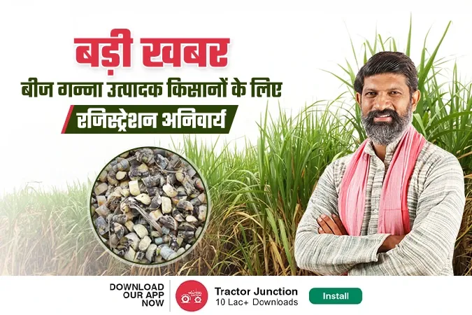 बड़ी खबर: बीज गन्ना उत्पादक किसानों के लिए रजिस्ट्रेशन अनिवार्य