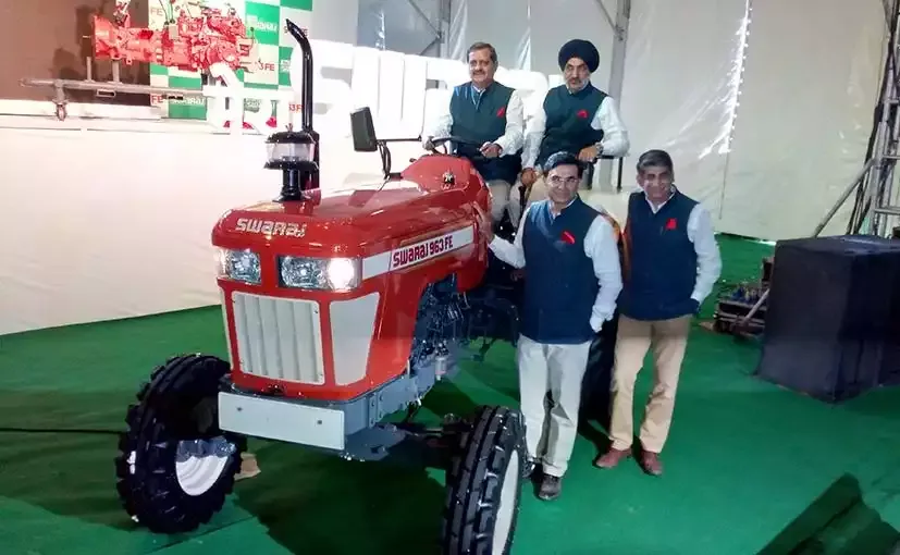 Swaraj Tractors Launches New Tractor 963 FE on high HP platform
