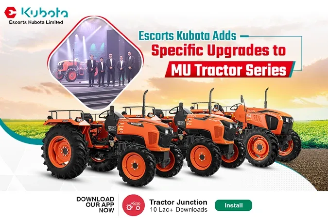 Escorts Kubota Enhances MU Tractors with Specific Upgrades