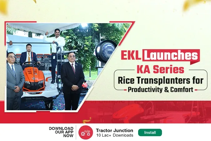 Escorts Kubota Launches KA6 & KA8 Rice Transplanters in India