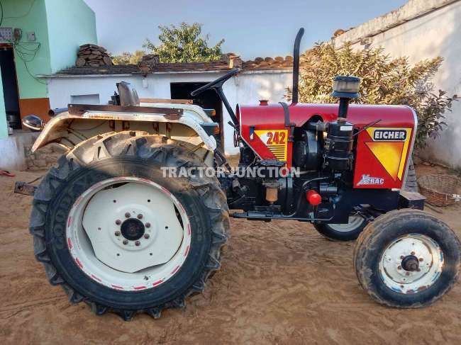 Used Eicher 242 Tractor, 2016 Model (TJN78735) for Sale in Dausa, Rajasthan