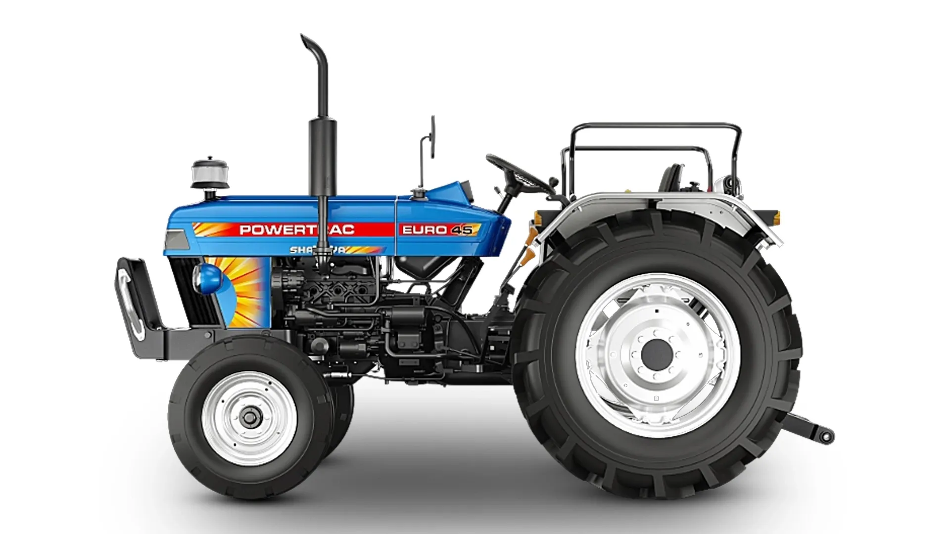Powertrac Euro 45 Shaurya Tractor Left View