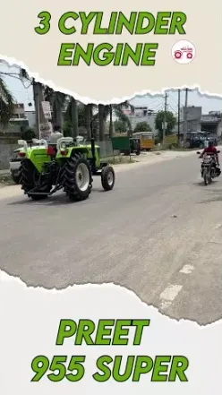Preet Super 955 : 3 Cylinder, Powerful Tractor #preet955 #tractorjunction