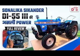 Sonalika Sikander Di 55 III DLX Multispeed Tractor full review | Sonalika di 55 | Tractor Junction
