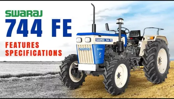 Swaraj 744 FE 4WD Tractor Video