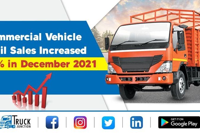 Commercial Vehicle Retail Sales Increased by 14% in December 2021