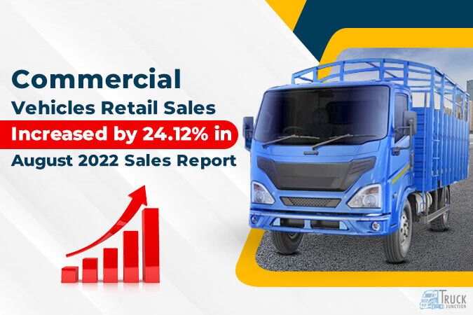 Commercial Vehicles Retail Sales Increased by 24.12% in the August 2022 Sales Report