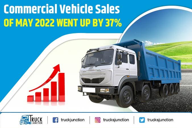Commercial Vehicle Sales of May 2022 Went Up By 37%