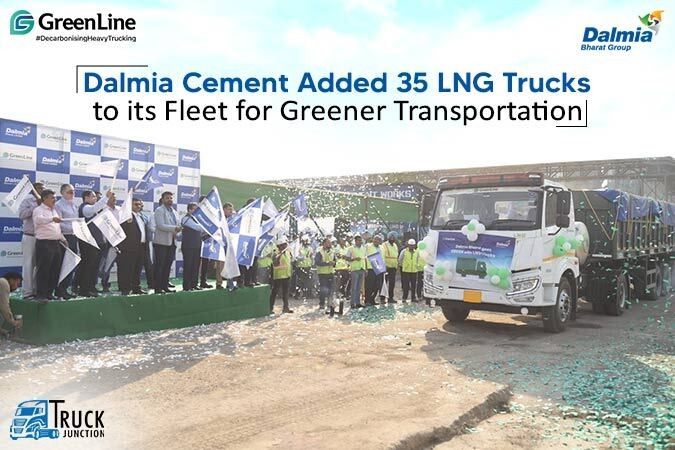 Dalmia Cement Added 35 LNG Trucks to its Fleet for Greener Transportation