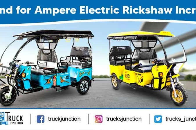 Demand for Ampere Electric Rickshaw Increased