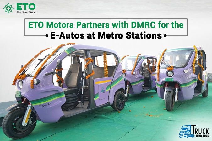 ETO Motors Partners with DMRC for the E-Autos at Metro Stations