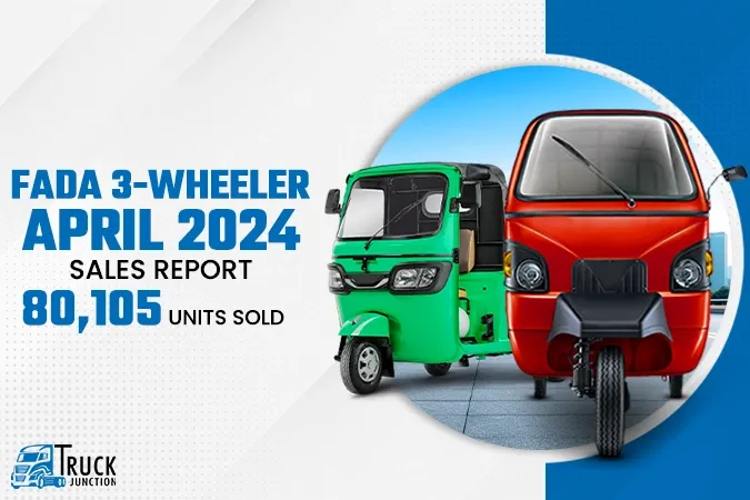 FADA 3-Wheeler April 2024 Sales Report: 80,105 Units Sold