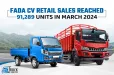 FADA CV Retail Sales Reached 91,289 Units in March 2024