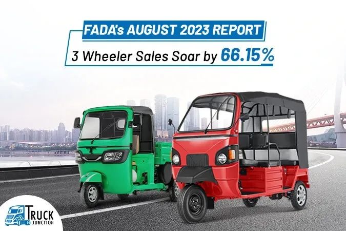 FADA's August 2023 Sales Report: 3 Wheeler Records A 66.15% Growth