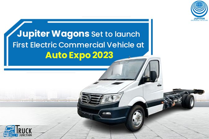Jupiter Wagons Set to launch First Electric Commercial Vehicle at Auto Expo 2023