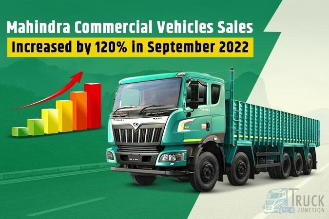Mahindra CV Domestic Sales Increased by 120% in September 2022
