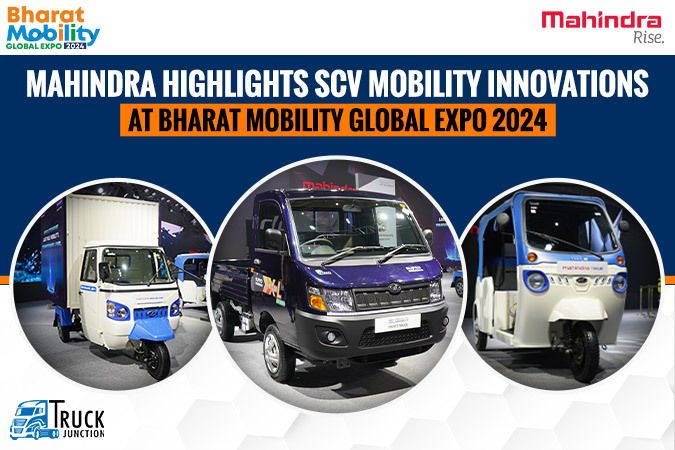 Mahindra Highlights SCV Mobility Innovations at Bharat Mobility Global Expo 2024