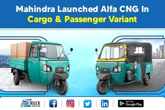 Mahindra Launched Alfa CNG In Cargo And Passenger Variant