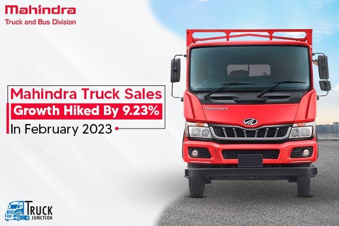 Mahindra Truck Sales Growth Hiked By 9.23% In February 2023