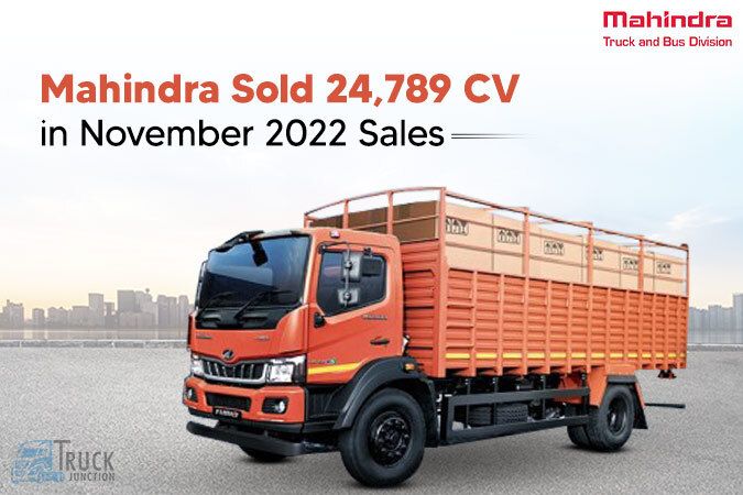Mahindra Sold 24,789 Commercial Vehicles in November 2022 Sales
