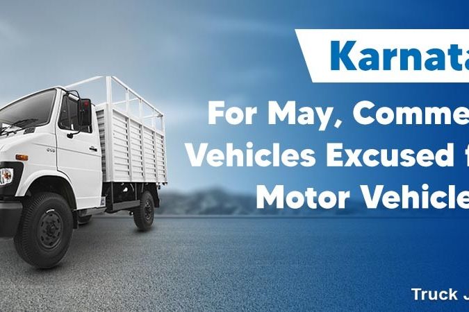 Karnataka: For May, Commercial Vehicles Excused from Motor Vehicle Tax