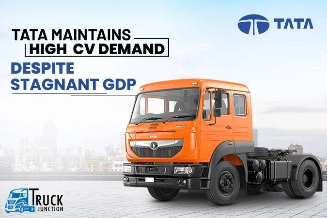 Tata Motors Maintains Robust Demand for CV Despite Stagnant GDP Forecasts