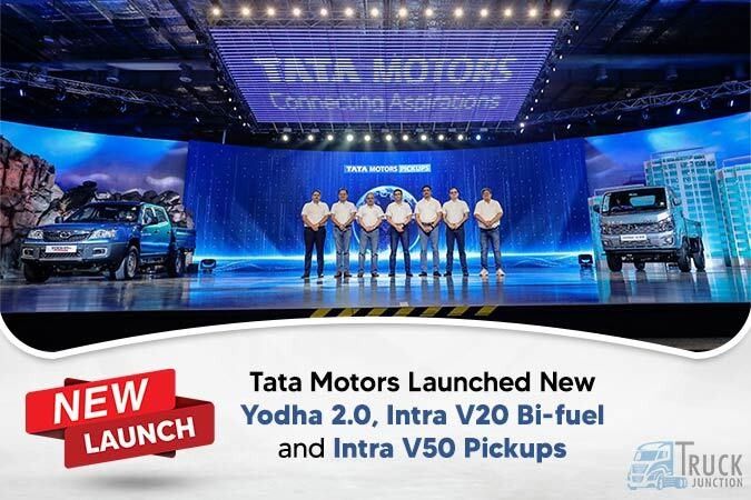 Tata Motors Launched Yodha 2.0, Intra V20 Bi-fuel and Intra V50 Pickups