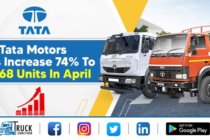 Tata Motors Sales Increase 74% To 72,468 Units In April