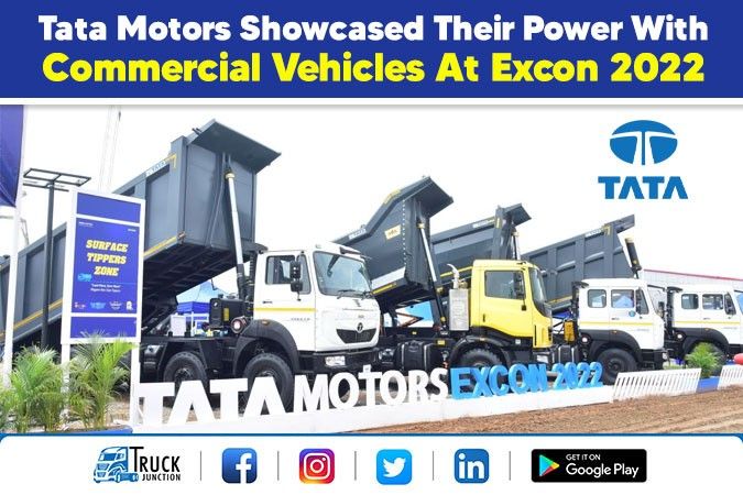 Tata Motors Showcased Their Power With Commercial Vehicles At Excon 2022