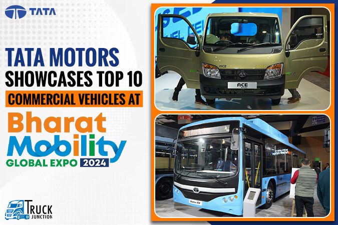 Tata Motors Showcases Top 10 CVs at Bharat Mobility Global Expo 2024