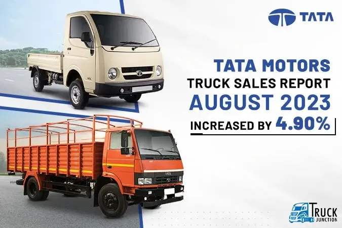 Tata Motors Truck Sales Report August 2023 Increased by 4.90%