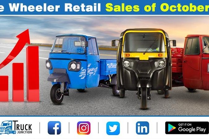 Three Wheeler Retail Sales Of October 2021