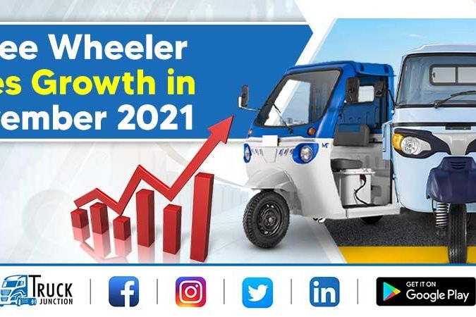 Three Wheeler Sales Growth in November 2021