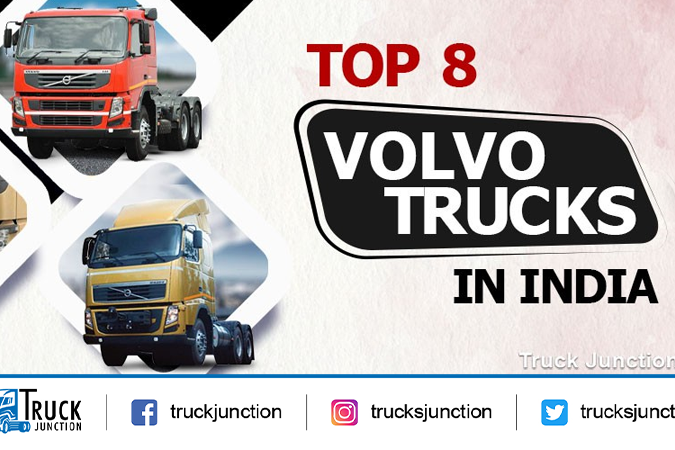 Top 8 Volvo Trucks in India - Price and Specification