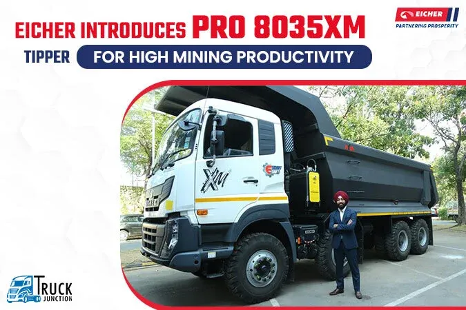 Eicher Introduces Pro 8035XM Tipper for High Mining Productivity