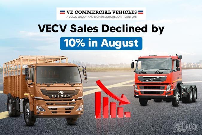 VECV Truck Sales Report August 2022 Registered 10% Decline