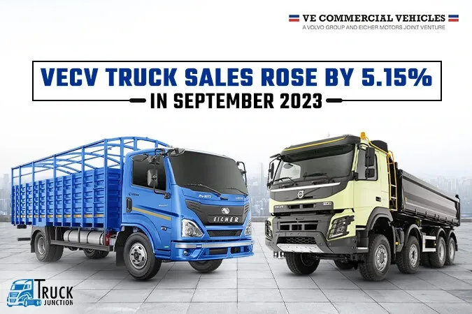 VECV Truck Sales Rose by 5.15% in September 2023: Sold 6105 CV units