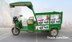 NRJ Electric Motor Half Body Garbage VS Mahindra E Alfa Cargo
