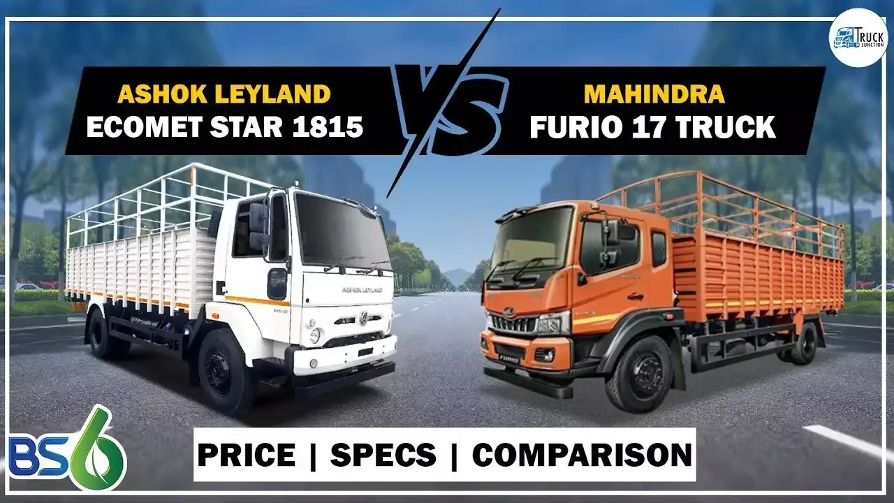Ashok Leyland Ecomet Star 1815 VS Mahindra Furio 17 Truck | Truck Coparison 2023 Ashok Leyland Ecomet Star 1815 VS Mahindra Furio 17 Truck | Truck Coparison 2023
