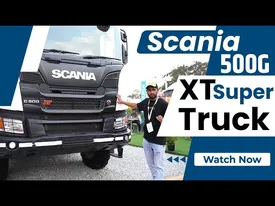 Scania 500G XT Super | India's First Bio Diesel Mining Truck | Excon 2023