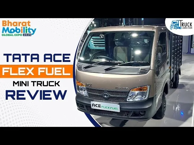 Tata Ace Flex Fuel Mini Truck Review | Bharat Mobility Expo 2025 | Tata Ace Flex Fuel Truck Feature Tata Ace Flex Fuel Mini Truck Review | Bharat Mobility Expo 2025 | Tata Ace Flex Fuel Truck Feature