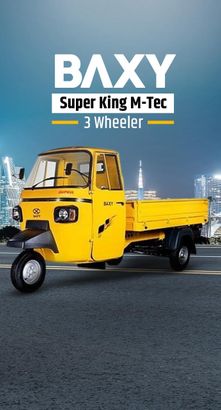 Baxy Super King M-Tec: Best 3 Wheeler with Superb Load Body