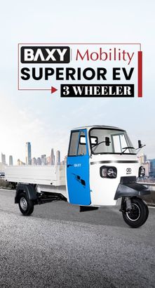 Baxy Superior EV 3 Wheeler: More Loading Capacity