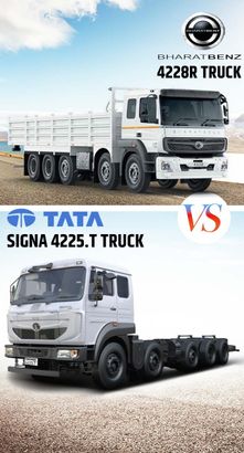 BharatBenz 4228R Truck VS Tata Signa 4225.T Truck