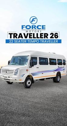 Force Traveller 26- 22 Seater Tempo Traveller