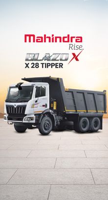 Mahindra Blazo X 28 : Best Mileage Tipper with Superb Load capacity