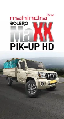 Mahindra Bolero Maxx Pik-Up HD : Heavy Duty Power Pickup