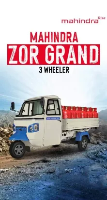 Mahindra Zor Grand : Smart and Stylish 3 Wheeler