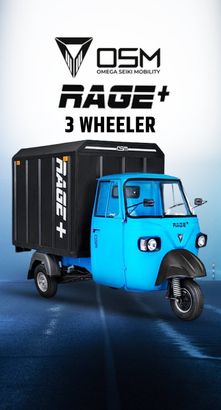 OSM Rage Plus: Powerful 3 wheeler with Superb Range